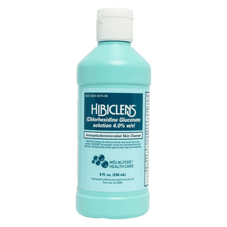 MOLNLYCKE HIBICLENS ANTISEPTIC ANTIMICROBIAL SKIN CLEANSERSkin Cleanser, 8 oz Liquid, 24/cs (54 cs/plt) | Quantity - 1x CS