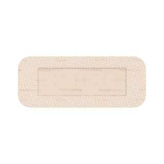 MOLNLYCKE MEPILEX BORDER FLEX LITE DRESSING - Self-Adherent Absorbent Foam Dressing, 2" x 5", 5/bx, 13 bx/cs (US Only) | Quantity - 1x CS