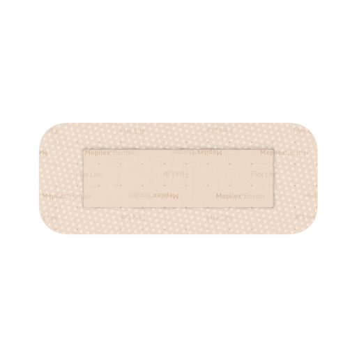 MOLNLYCKE MEPILEX BORDER FLEX LITE DRESSING - Self-Adherent Absorbent Foam Dressing, 2" x 5", 5/bx, 13 bx/cs (US Only) | Quantity - 1x CS