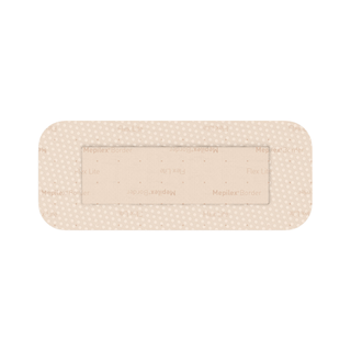 MOLNLYCKE MEPILEX BORDER FLEX LITE DRESSING - Self-Adherent Absorbent Foam Dressing, 2" x 5", 5/bx, 13 bx/cs (US Only) | Quantity - 1x CS
