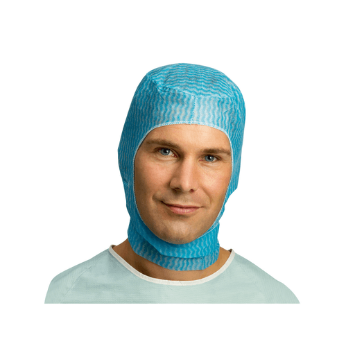 MOLNLYCKE BARRIER SURGICAL CAP - Surgeons Hood, Tuck, Blue One Size, 100/bx, 5 bx/cs (US Only) | Quantity - 1x CS