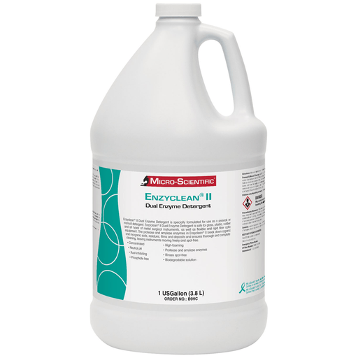 MICRO-SCIENTIFIC ENZYCLEAN II DUAL ENZYMATIC DETERGENTEnzyclean II Enzyme Detergent, Gallon, 4/cs (36 cs/plt) | Quantity - 1x CS