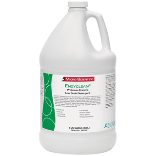 MICRO-SCIENTIFIC ENZCYLEAN PROTEASE ENZYME DETERGENT - Enzyclean Protease Enzyme Low Suds Detergent, Gallon, 4/cs (36 cs/plt)  | Quantity - 1x CS