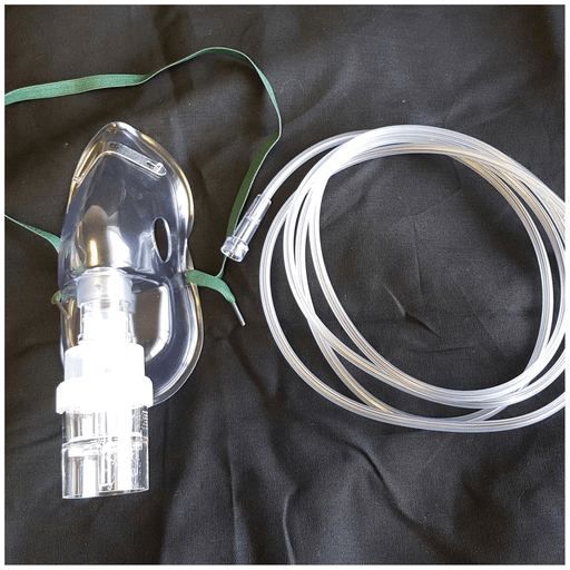 MED-TECH NEBULIZERSNebulizer with Mask, w/ 22mm connector, Adult, Elongated, 7' Star Tubing, 50/cs (35 cs/plt)  | Quantity - 1x CS