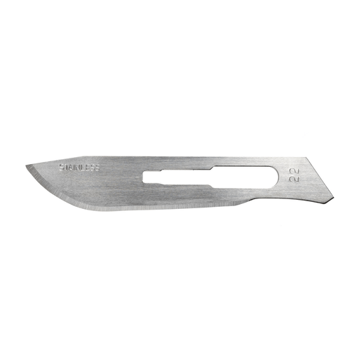 MYCO TECHNOCUT PREMIUM SURGICAL BLADES - Surgical Blade, #22, 100/bx (Available for Sale in US & Canada) | Quantity - 1x BX