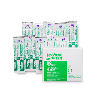 MYCO TECHNOCUT PREMIUM SURGICAL BLADES - Surgical Blade, #23, 100/bx (Available for Sale in US & Canada) | Quantity - 1x BX