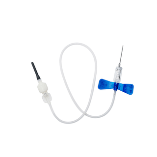 MYCO RELI SAFETY BLOOD COLLECTION - Safety Blood Collection Kit, 23G x ", 3.9" Tube, Blue, No Tube Holder, Latex-Free (LF), Sterile, 100/bx (US Only) | Quantity - 1x BX