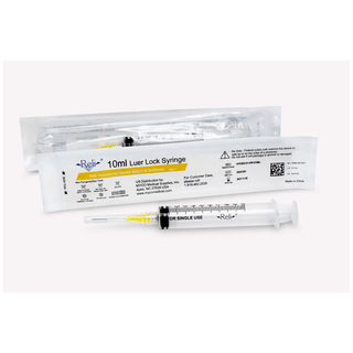 MYCO RELI CONVENTIONAL HYPODERMIC NEEDLE W/SYRINGE - Syringe with Detachable Hypodermic Needle, 10 mL, 20G x 1", Regular Wall/Bevel, 100/bx (US Only) | Quantity - 1x BX