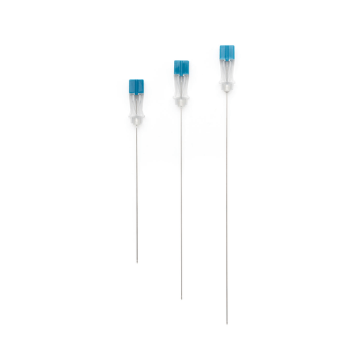 MYCO RELI QUINCKE POINT SPINAL NEEDLES - Long Spinal Needle, 23G x 5", Blue, 25/bx, 4 bx/cs (Not Available for sale into Canada) (US Only) | Quantity - 1x CS