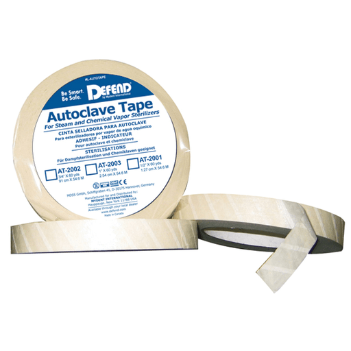 MYDENT DEFEND AUTOCLAVE INDICATOR TAPEAutoclave Indicator Tape, 3/4" x 60 Yd roll, 54/cs | Quantity - 1x CS