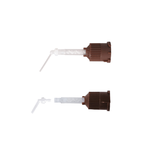 MYDENT DEFEND MIXING TIPST-Mix HP Mixing Tips, Core Material, Brown + 25 X-Fine Clear Intra-Oral Tips, 25/bg | Quantity - 1x BG