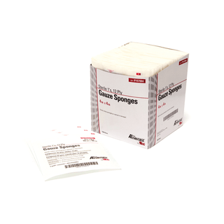 PRO ADVANTAGE GAUZE SPONGES - STERILE - Gauze Sponge, 1s, 4" x 4", 12-Ply, Sterile, 100/bx, 12 bx/cs (35 cs/plt) | Quantity - 1x CS