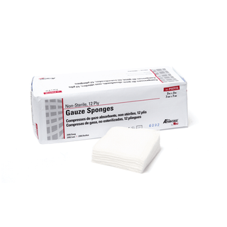 PRO ADVANTAGE GAUZE SPONGES - NON-STERILE - Gauze Sponge, 3" x 3", 12-Ply, Non-Sterile, 200/sleeve, 20 slv/cs (70 cs/plt) | Quantity - 1x CS