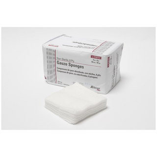PRO ADVANTAGE GAUZE SPONGES - NON-STERILE - Gauze Sponge, 2" x 2", 12-Ply, Non-Sterile, 200/sleeve, 40 slv/cs (84 cs/plt) | Quantity - 1x CS