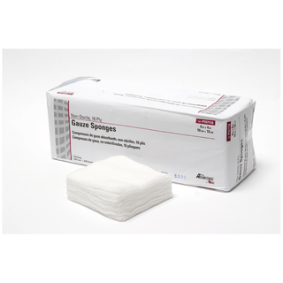 PRO ADVANTAGE GAUZE SPONGES - NON-STERILE - Gauze Sponge, 4" x 4", 16-Ply, Non-Sterile, 200/sleeve, 10 slv/cs (50 cs/plt) | Quantity - 1x CS