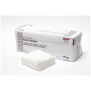 PRO ADVANTAGE GAUZE SPONGES - NON-STERILE - Gauze Sponge, 4" x 4", 16-Ply, Non-Sterile, 200/sleeve, 10 slv/cs (50 cs/plt) | Quantity - 1x CS