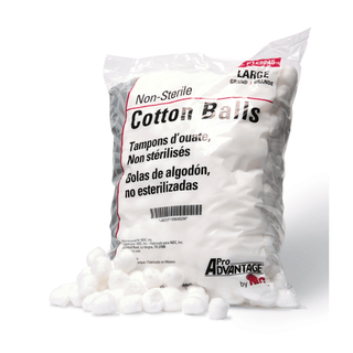 PRO ADVANTAGE COTTON BALLS - Cotton Ball, Large, 1000/bg, 2bg/cs (77 cs/plt) | Quantity - 1x CS