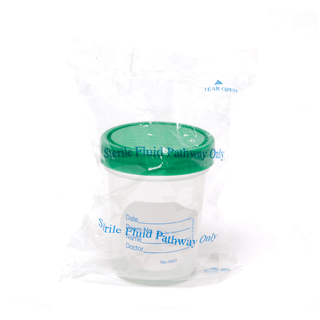 PRO ADVANTAGE URINE SPECIMEN CONTAINERS - Specimen Container, Screw-On Lid & Label, 4 oz, Sterile, Packaged Individually in Poly Pouch, 100/cs (30 cs/plt) | Quantity - 1x CS