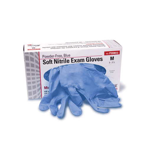 PRO ADVANTAGE SOFT NITRILE EXAM GLOVES - Soft Nitrile Glove, Medium, Blue, 200/bx, 10 bx/cs (50 cs/plt) | Quantity - 1x CS