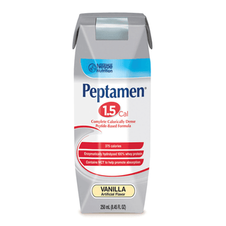 NESTLE PEPTAMEN 1.5 - Peptamen 1.5, Vanilla, 250 mL Tetra Prisma, 24/cs (144 cs/plt) (Minimum Expiry Lead is 90 days; Non-Returnable)(Nestle products cannot be sold online without Nestle's prior written permission) | Quantity - 1x CS
