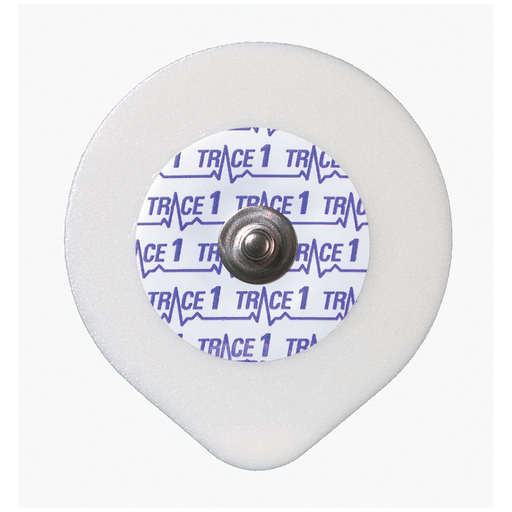 NIKOMED TRACE1 WET GEL MONITORING ELECTRODES - Stress/ Holter Monitoring Electrode, 50mm, Super-Tack Diaphoretic Adhesive, Eyeball Shape, 300/bx | Quantity - 1x BX