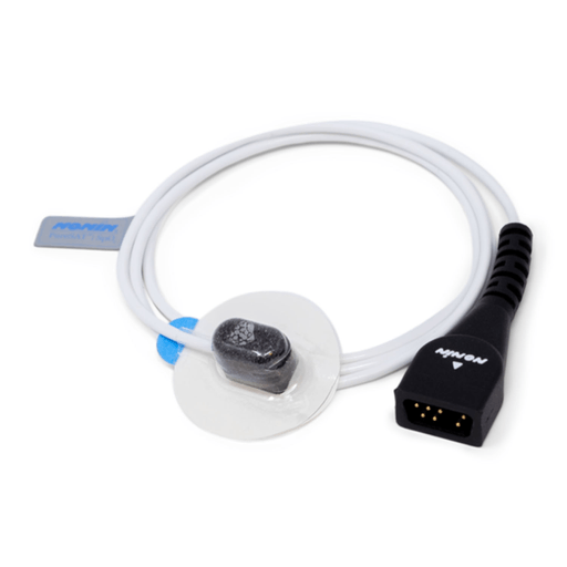 NONIN HANDHELD ACCESSORIES & CONSUMABLESForehead Reflectance SpO2 Sensor, 8000R (1 meter), Includes 8000H (10 holders and 20 adhesive stickers) (Continental US Onl+I3:I109yincluding Alaska & Hawaii) | Quantity - 1x EA