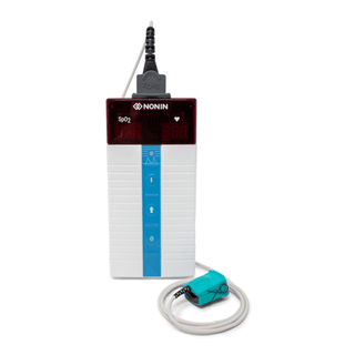 NONIN MODEL 8500 HANDHELD PULSE OXIMETERSIncludes: (1) 8000AP-3 Pediatric Finger Clip SpO2 Sensor, (6) AA Alkaline Batteries, and (1) 8500 Series Operator's Manual on CD Rom (Continental US Onlyincluding Alaska & Hawaii) | Quantity - 1x EA