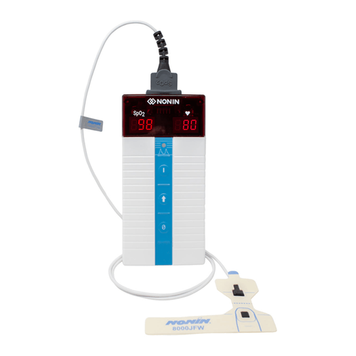NONIN MODEL 8500 HANDHELD PULSE OXIMETERSIncludes: (1) 8000J Adult Flex SpO2 Sensor, (6) AA Alkaline Batteries, and (1) 8500 Series Operator's Manual on CD Rom (Continental US Onlyincluding Alaska & Hawaii) | Quantity - 1x EA