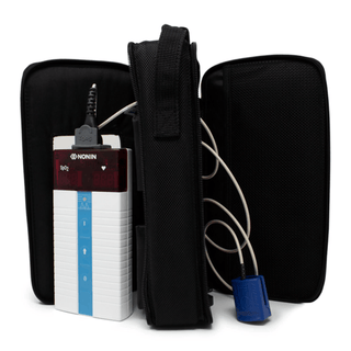 NONIN HANDHELD ACCESSORIES & CONSUMABLESCarrying Case, Black (for use with 8500/9800 SeriesHolds 8500/9840 Monitor, Ssensors and 9840/8500 Airway Adapter Tubes) (Continental US Onlyincluding Alaska & Hawaii) | Quantity - 1x EA