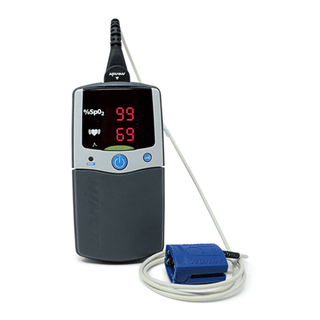 NONIN PALMSAT 2500 SERIES HANDHELD PULSE OXIMETERIncludes:  (1) 8000AA Adult Finger Clip Sensor, and (4) AA Alkaline batteries, (1) 2500/2500A Operators Manual on CD Rom (Continental US Onlyincluding Alaska & Hawaii) | Quantity - 1x EA