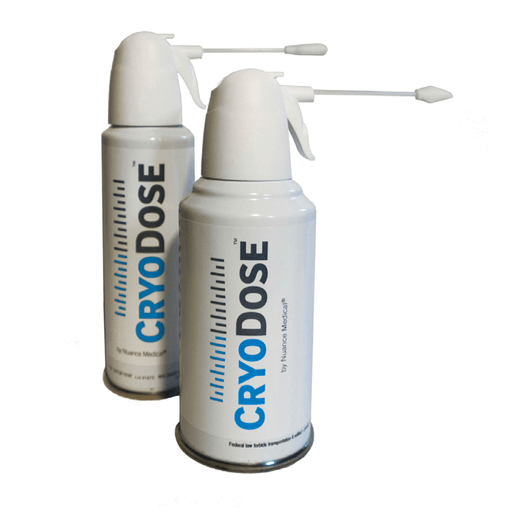 NUANCE MEDICAL CRYODOSE V CRYOSURGICAL REPLACEMENT CANISTER - Replacement Canister, 236mL  (HAZMAT Fees Apply, cannot ship via Air or to AK, GU, HI, MP, PR, VI) | Quantity - 1x EA