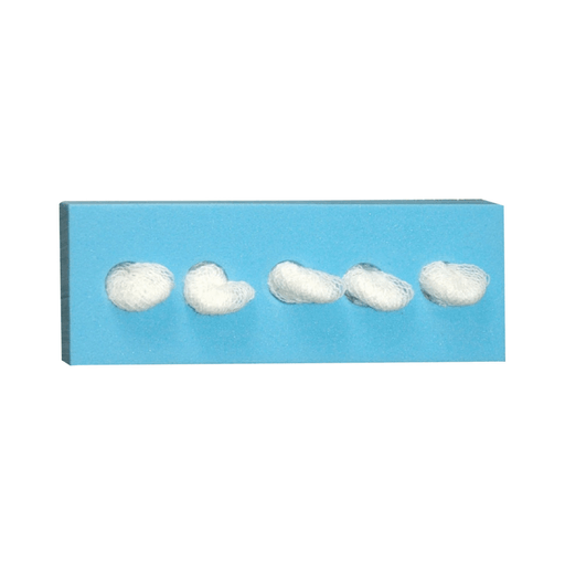 DUKAL DISSECTING SPONGES - Kittner Blunt Dissector, 9/16" x ", C-5 Holder, Non-Sterile 5s, 500/cs | Quantity - 1x CS