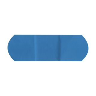 DUKAL BLUE METAL DETECTABLE ADHESIVE BANDAGES - Adhesive Bandage, 1" x 3", Plastic, Metal Detectable, Sterile, 150/try, 10 try/cs | Quantity - 1x CS