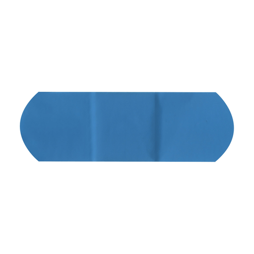 DUKAL BLUE METAL DETECTABLE ADHESIVE BANDAGES - Adhesive Bandage, 1" x 3", Plastic, Metal Detectable, Sterile, 150/try, 10 try/cs | Quantity - 1x CS