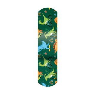 DUKAL CHILDRENS CHARACTER ADHESIVE BANDAGES - Herbie The Dinosaur Stat Strip, " x 3", 100/bx, 12 bx/cs | Quantity - 1x CS
