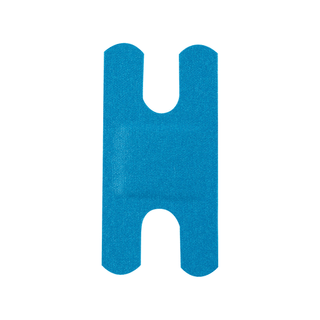 DUKAL BLUE METAL DETECTABLE ADHESIVE BANDAGES - Adhesive Bandage, " x 4 11/16", Fabric, Metal Detectable, Wrap Around, Sterile, 150/try, 10 try/cs | Quantity - 1x CS