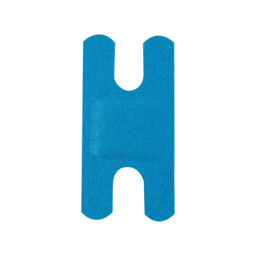 DUKAL BLUE NON-METAL FABRIC BANDAGESAdhesive Bandage, Lightweight, Flex, Fabric, 1-1/2" x 3", Knuckle, Sterile, Bulk, 1800/cs | Quantity - 1x CS
