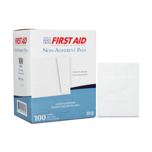 DUKAL NON-ADHERENT STERILE PADS - Non-Adherent Pad, 3" x 4", Sterile, 1/pk, 100 pk/bx, 12 bx/cs | Quantity - 1x CS