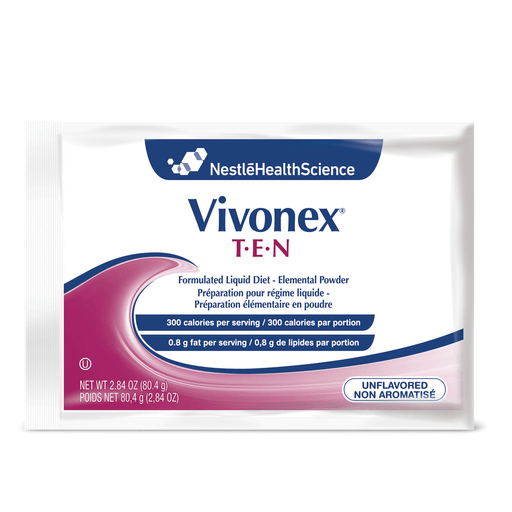 NESTLE VIVONEX T.E.N.Vivonex T.E.N. 2.82 oz Packets, 60/cs (Minimum Expiry Lead is 90 days; Non-Returnable) (Nestle products cannot be sold online without Nestle's prior written permission) | Quantity - 1x CS