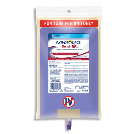 NESTLE NOVASOURCE RENAL - Novasource Renal SpikeRight 1000mL Closed System Containers, 6/cs (120 cs/plt) (Minimum Expiry Lead is 90 days; Non-Returnable)(Nestle products cannot be sold online without Nestle's prior written permission) | Quantity - 1x CS