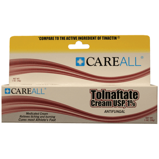 NEW WORLD IMPORTS CAREALL ANTIFUNGAL CREAM - CareAll Tolnaftate Antifungal Cream, 1.0 oz, 24/bx, Compare to Active Ingredient in Tinactin | Quantity - 1x BX