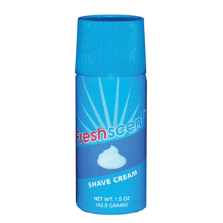 NEW WORLD IMPORTS FRESHSCENT SHAVE CREAM - Aerosol Shave Cream, 1 oz, 36/bx, 4 bx/cs (HAZMAT Fees Apply, cannot ship via Air or to AK, GU, HI, MP, PR, VI) | Quantity - 1x CS