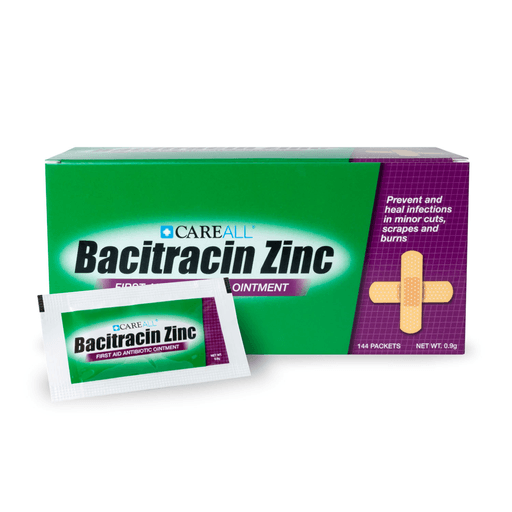 NEW WORLD IMPORTS CAREALL BACITRACIN OINTMENTBacitracin Ointment, 0.9g, 144/bx, 12 bx/cs | Quantity - 1x CS
