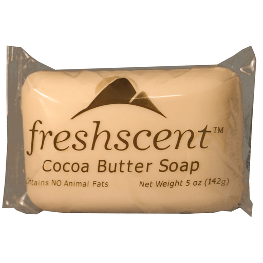 NEW WORLD IMPORTS FRESHSCENT SOAPS - Soap, Cocoa Butter Scent, 5 oz Bar, Vegetable Based, Individually Wrapped, 72/cs | Quantity - 1x CS