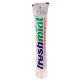NEW WORLD IMPORTS FRESHMINT CLEAR GEL TOOTHPASTEAnticavity Fluoride Gel Toothpaste, 1.5 oz, 144/cs | Quantity - 1x CS