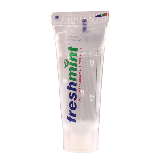 NEW WORLD IMPORTS FRESHMINT CLEAR GEL TOOTHPASTEAnticavity Fluoride Gel Toothpaste, .6 oz, 144/bx, 5 bx/cs | Quantity - 1x CS