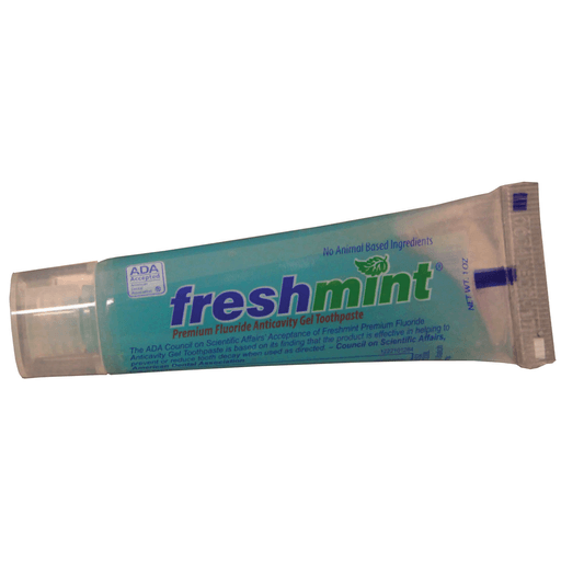 NEW WORLD IMPORTS FRESHMINT ADA APPROVED PREMIUM TOOTHPASTEFreshmint Premium Anticavity Gel Toothpaste, 1.0 oz, ADA Approved, 144/cs | Quantity - 1x CS