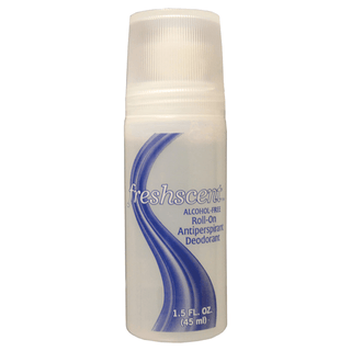 NEW WORLD IMPORTS FRESHSCENT DEODORANTSAnti-Perspirant Roll-On Deodorant, 1.5 oz Clear Bottle, Alcohol Free, 96/cs (Made in USA) | Quantity - 1x CS