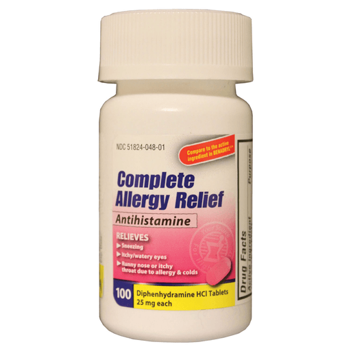 NEW WORLD IMPORTS CAREALL ALLERGY CAPLETS - Diphenhydramine, 25mg, 100/btl, 24 btl/cs, Compare to Benadryl  | Quantity - 1x CS