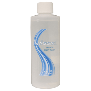 NEW WORLD IMPORTS FRESHSCENT SOAPS - Liquid Hand & Body Wash, 4 oz, 60/cs (Made in USA)  | Quantity - 1x CS